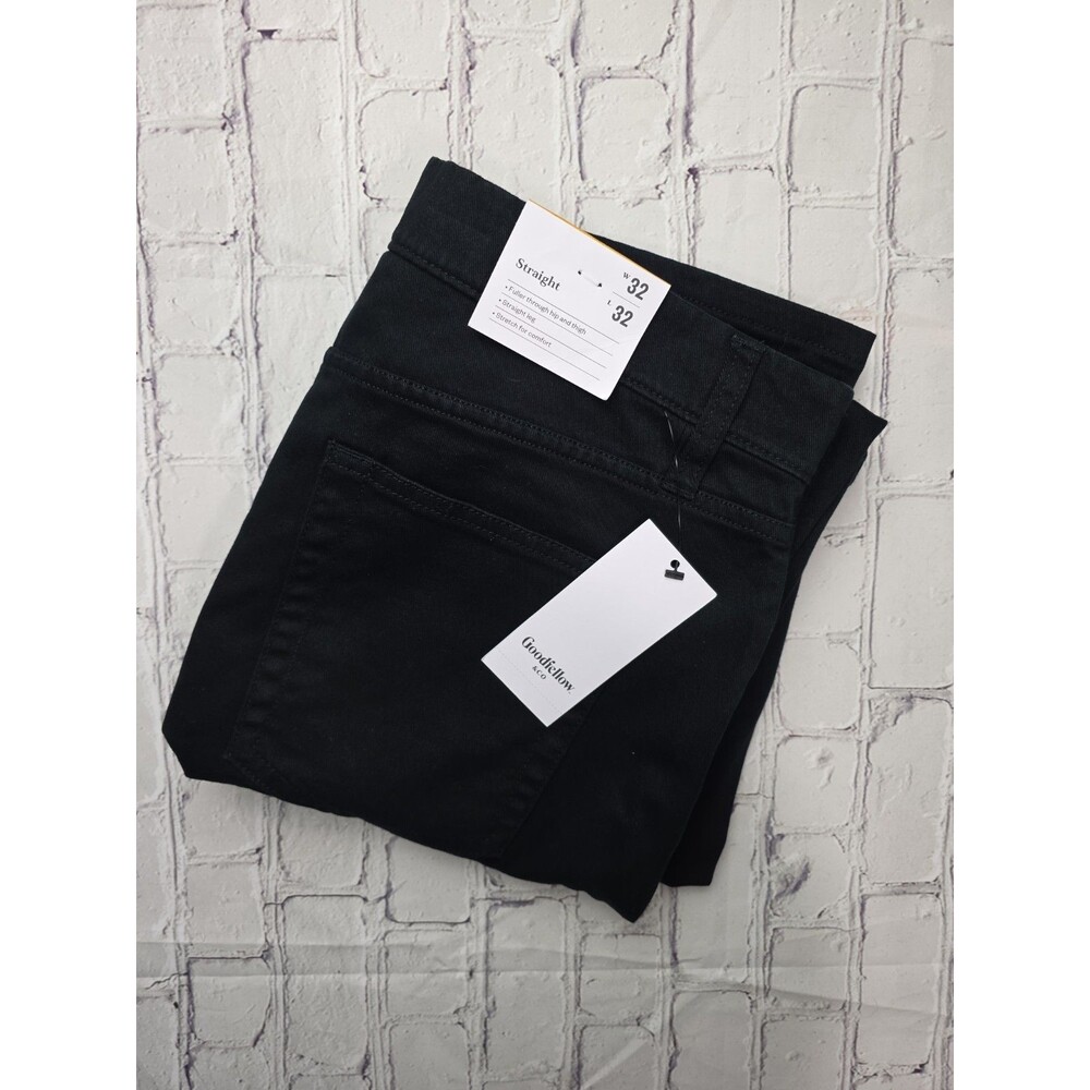 Goodfellow & Co. Men's 32x32 Black Straight Leg Stretch Chino Pants